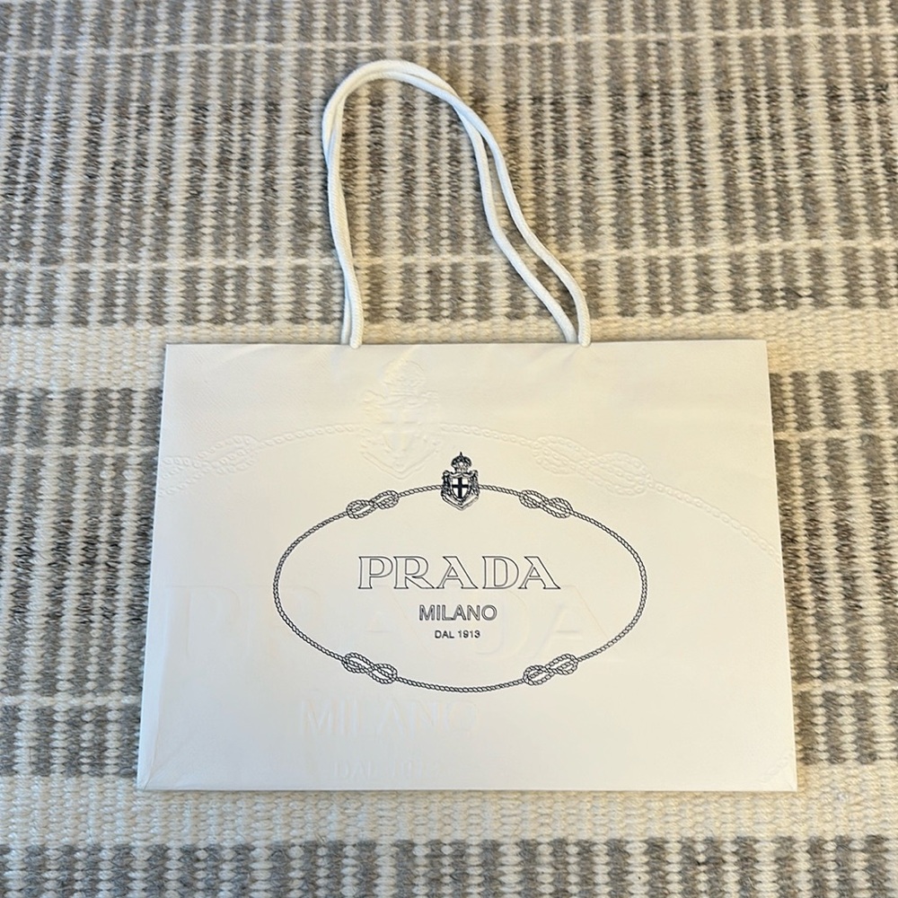 Prada shopping bag